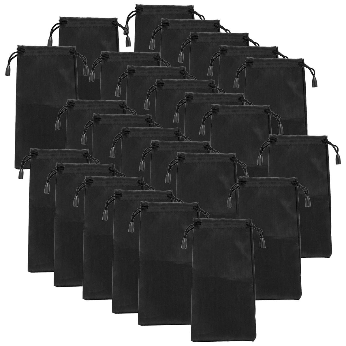 Bolsa Mini de Terciopelo Ventdepot Mxmvv-009 Negras 25 Piezas