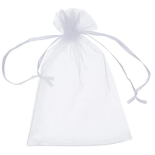 Foto 1 | Bolsa para Regalo de Organza Ventdepot Mxeeb-006 10 piezas Blancas