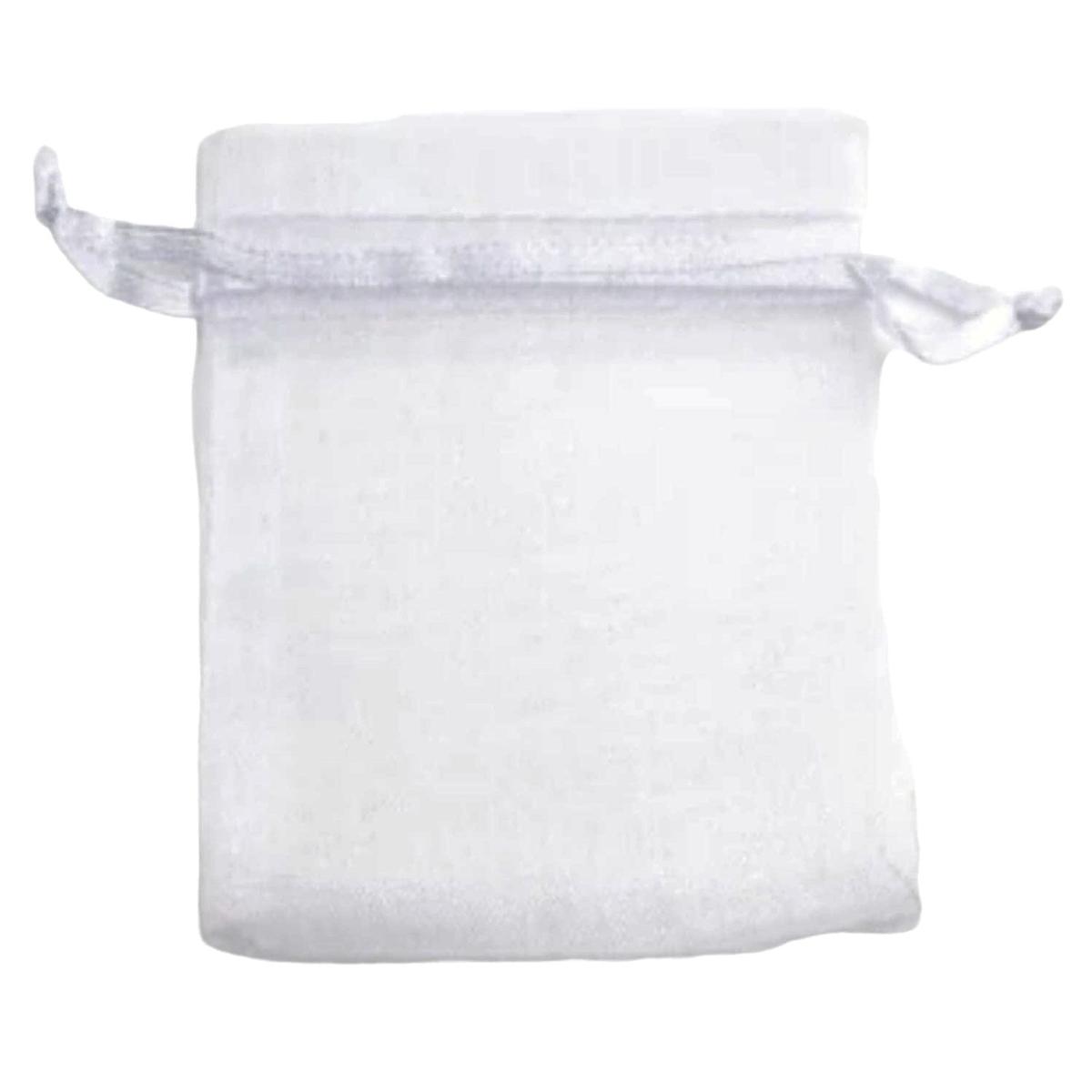 Foto 4 pulgar | Bolsa para Regalo de Organza Ventdepot Mxeeb-006 10 piezas Blancas
