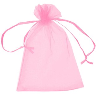 Foto 1 | Costalito de Organza con Cordon Ventdepot Mxphk-007 15 piezas Rosas