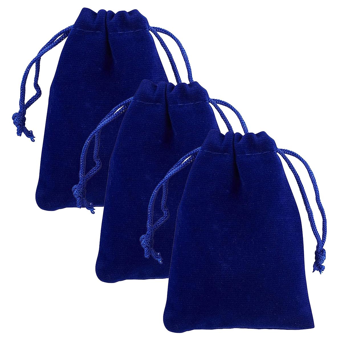 Bolsa de Organza Ventdepot  Mxmvv-003  3 Piezas  Azul