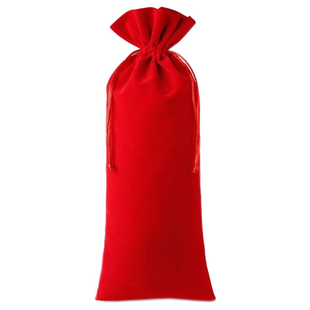 Bolsas de Terciopelo para Botella VentDepot MXLOE-006 Rojas 10 Piezas