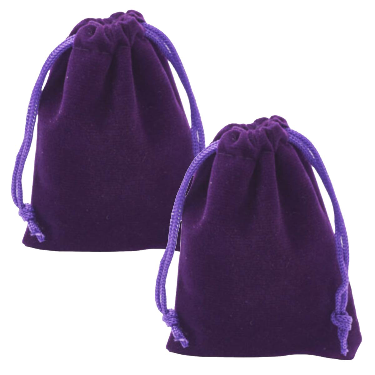 Foto 2 pulgar | Bolsas con Cordón para Joyería Ventdepot Mxnvp-002 2 piezas Moradas