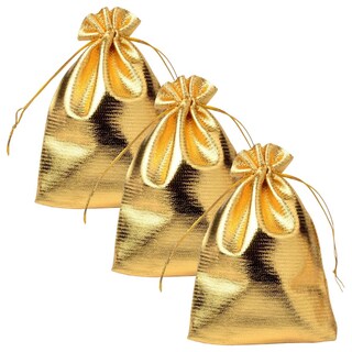 Foto 1 | Costalitos de Regalo Ventdepot Mxvto-003 3 piezas Dorados