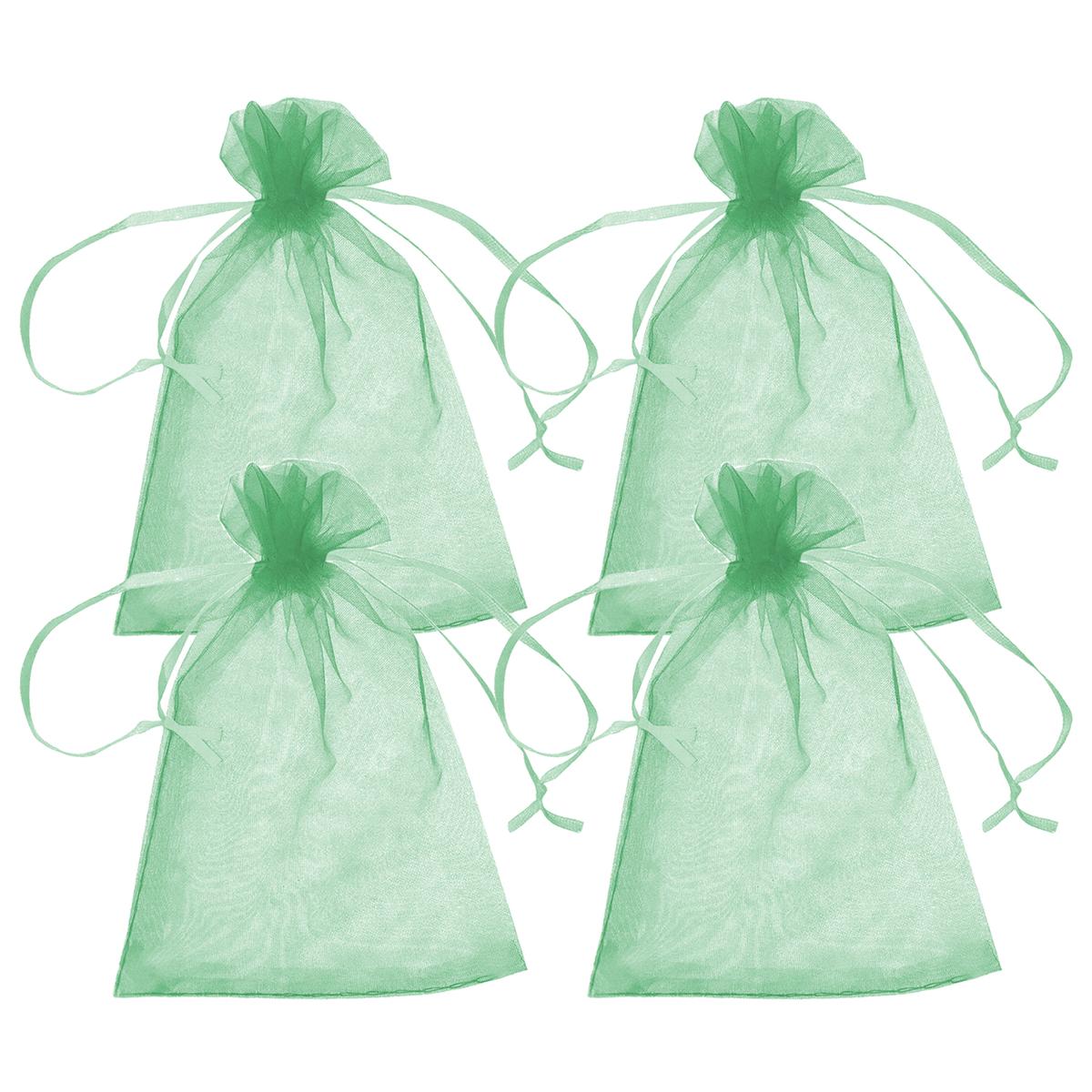 Morralitos de Organza Ventdepot  Mxpfg-004 4 piezas Verdes