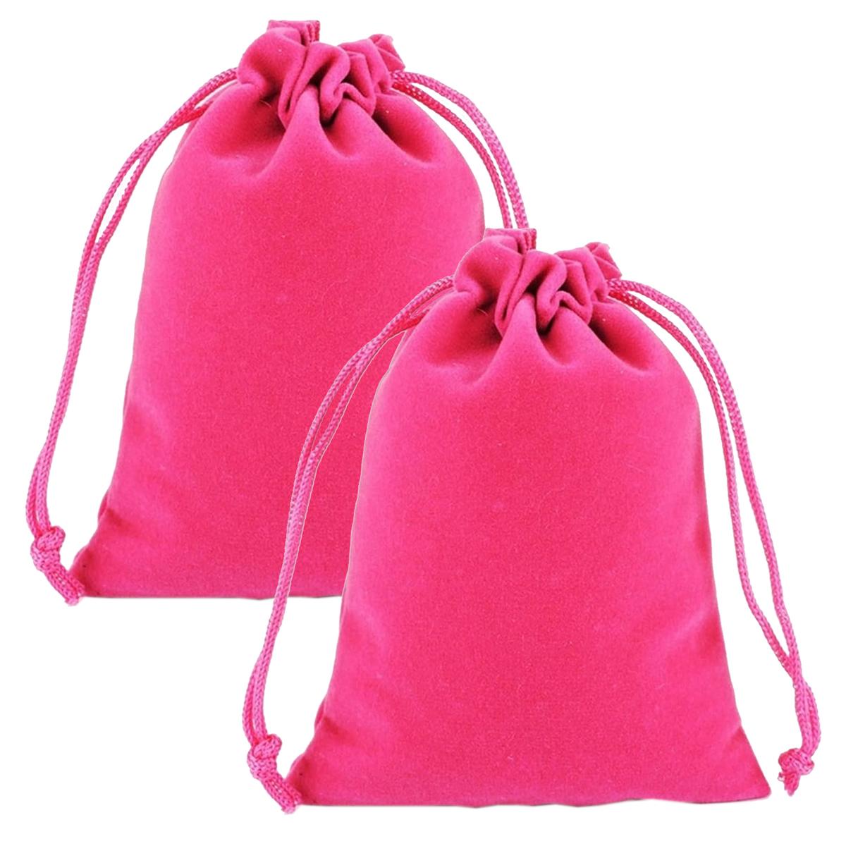 Bolsas de Terciopelo para Joyería VentDepot MXVFA-002 Rosas 2 Piezas