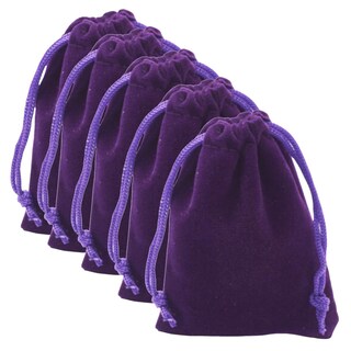 Foto 1 | Bolsas de Terciopelo para Collares Ventdepot Mxnvp-005 5 piezas Moradas