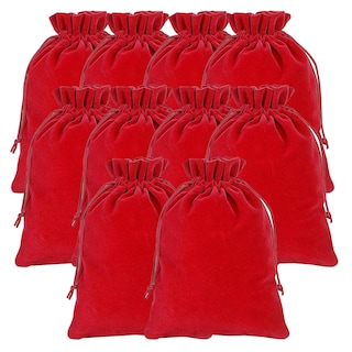Foto 1 | Costalitos de Terciopelo Ventdepot Mxvog-006 10 piezas Rojas