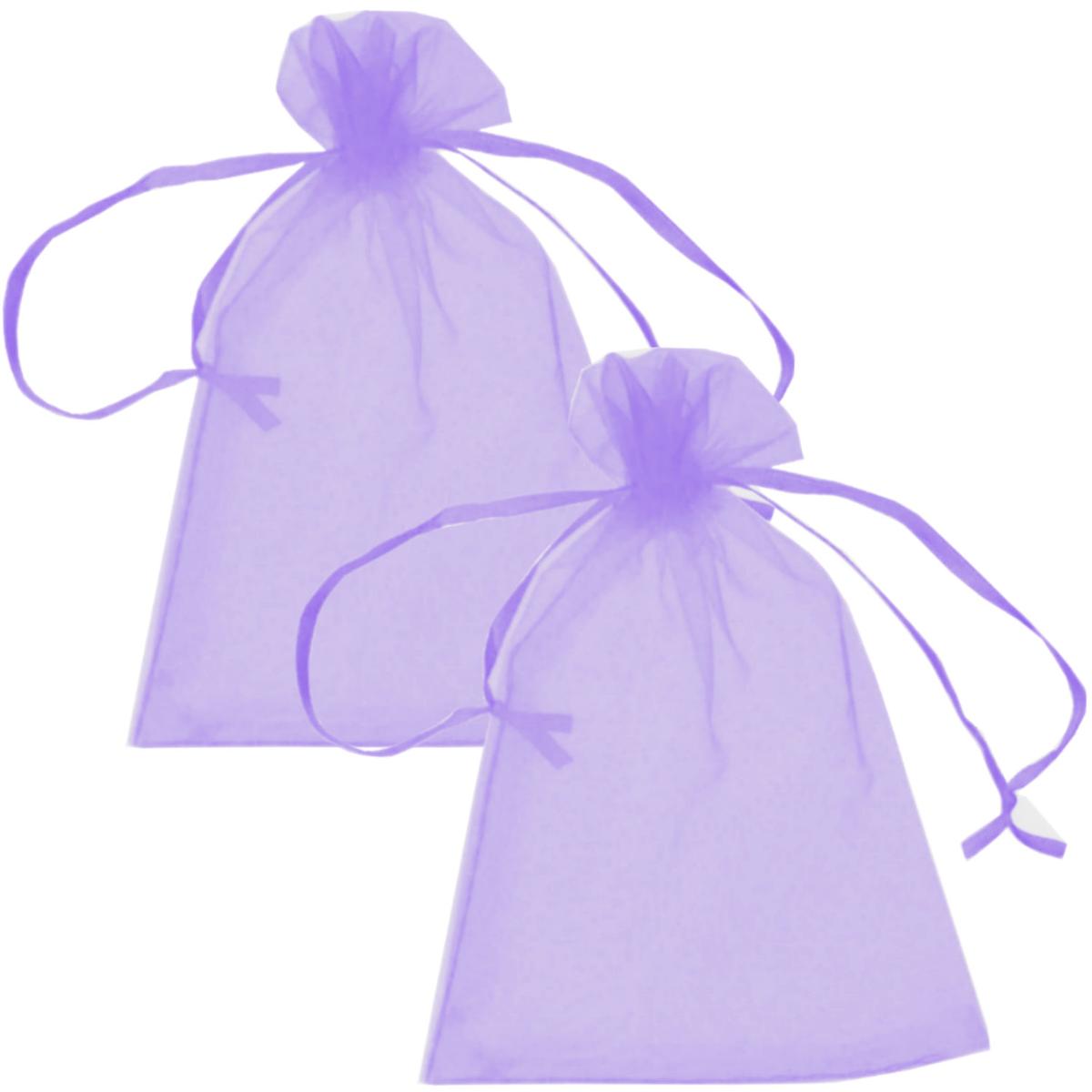 Bolsa de Organza Ventdepot  Mxpob-002  2 Piezas Morado