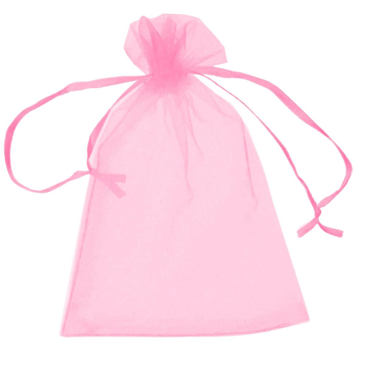 Bolsa De Organza para Bautizo Ventdepot Mxphk-001 1 pieza color Rosa