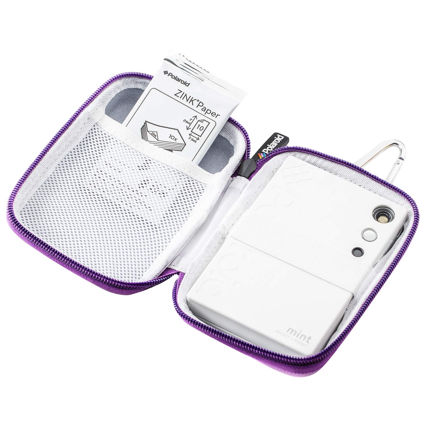 Foto 5 pulgar | Funda Polaroid Eva Para Cámara Instantánea E Impresora Mint, Color Morado - Venta Internacional.