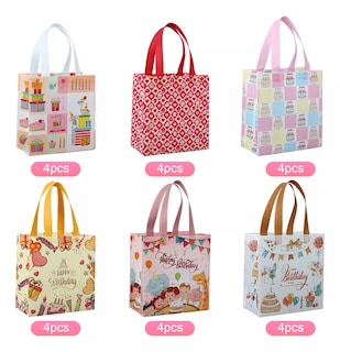 Foto 5 | 24 Bolsas Para Regalos De Fiesta De Cumpleaños Para Niños Colores