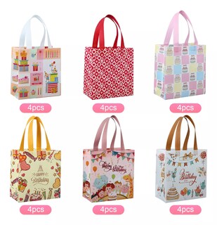 Foto 5 | 24 Bolsas Para Regalos De Fiesta De Cumpleaños Para Niños Colores