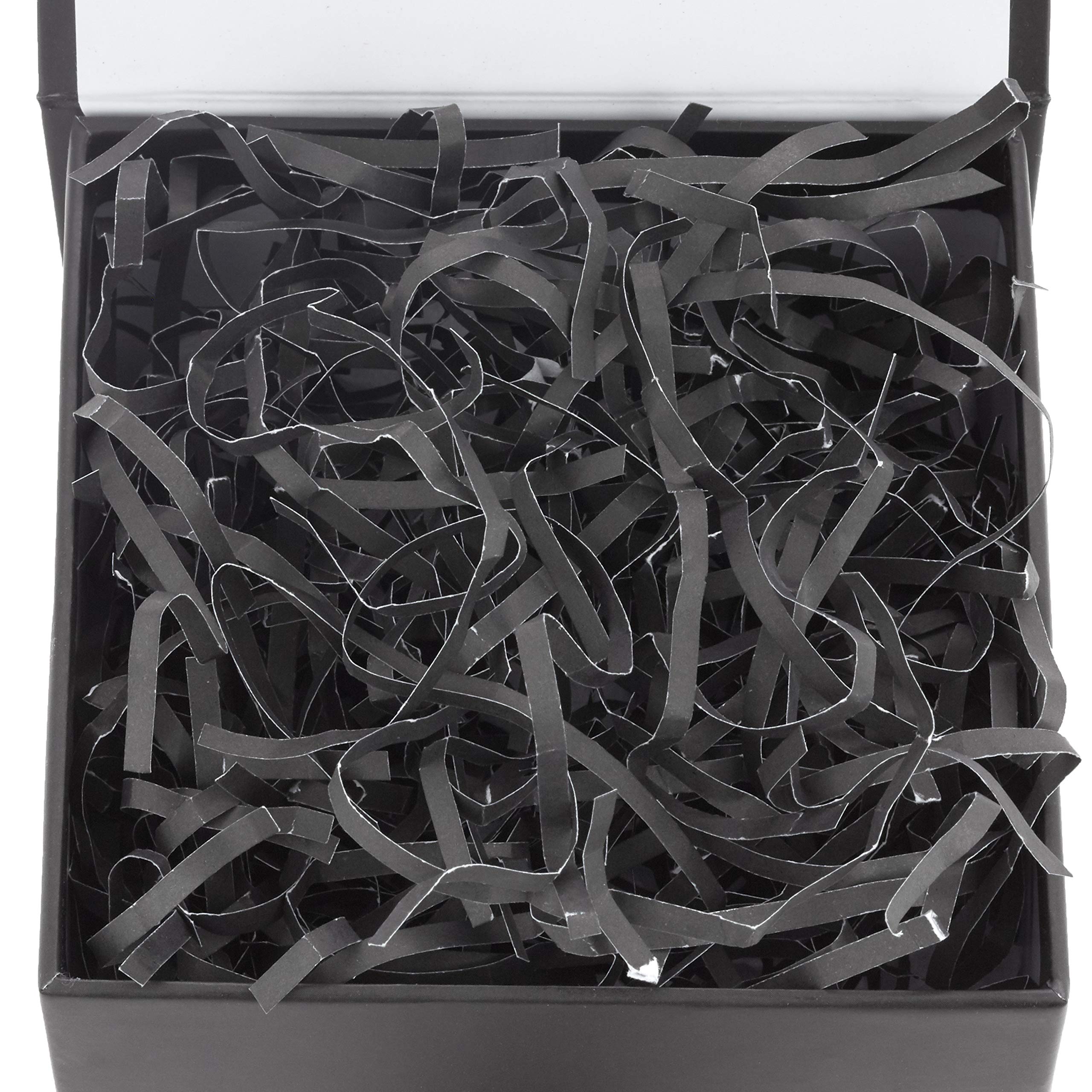 Foto 6 pulgar | Caja De Regalo Hallmark Pequeña Negra Con Lazo Y Relleno De Papel Triturado - Venta Internacional.