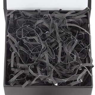 Foto 5 | Caja De Regalo Hallmark Pequeña Negra Con Lazo Y Relleno De Papel Triturado - Venta Internacional.