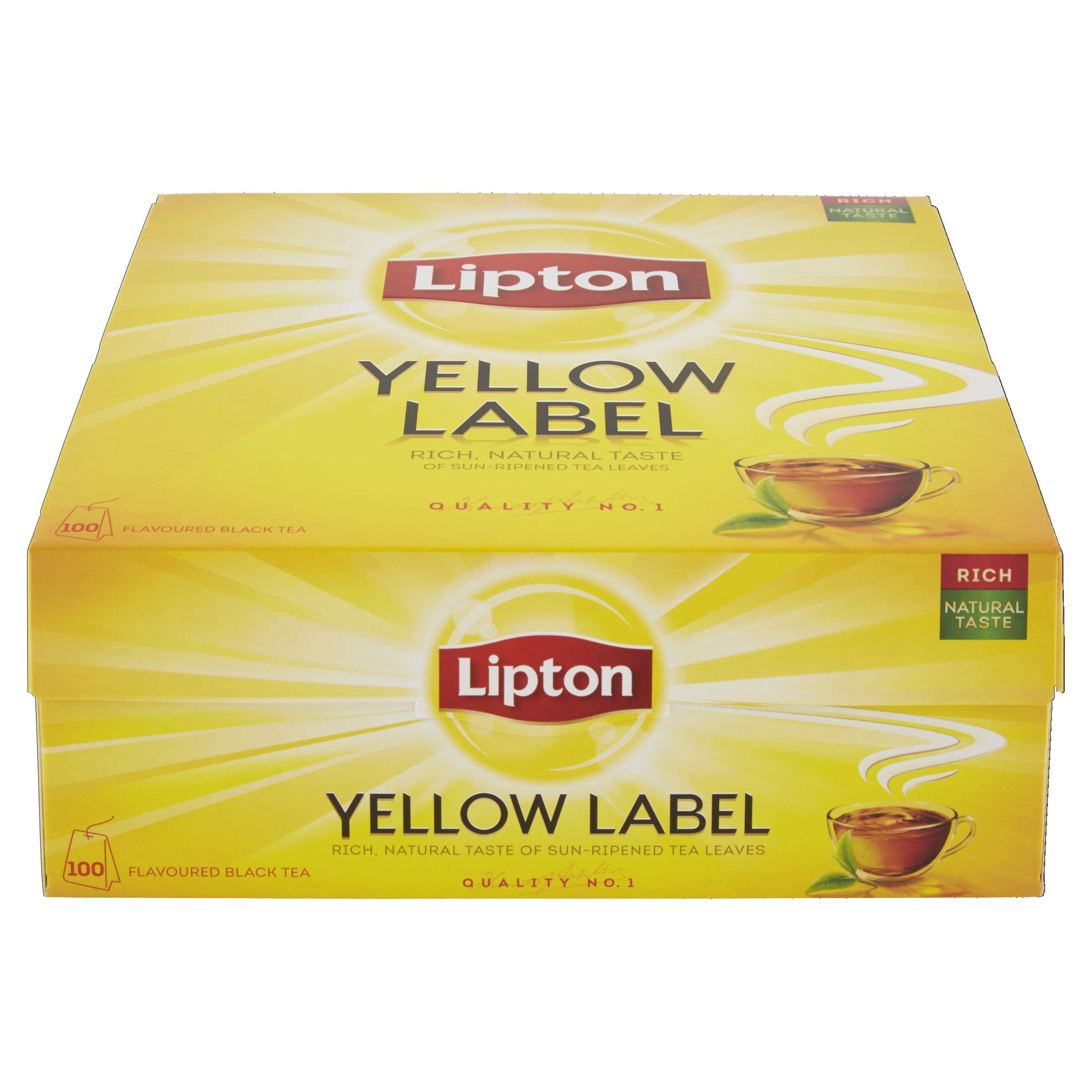 100 Bolsitas De Té Tea Lipton Yellow Label - Venta Internacional.