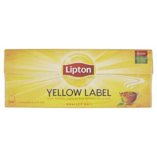 Foto 7 | 100 Bolsitas De Té Tea Lipton Yellow Label - Venta Internacional.