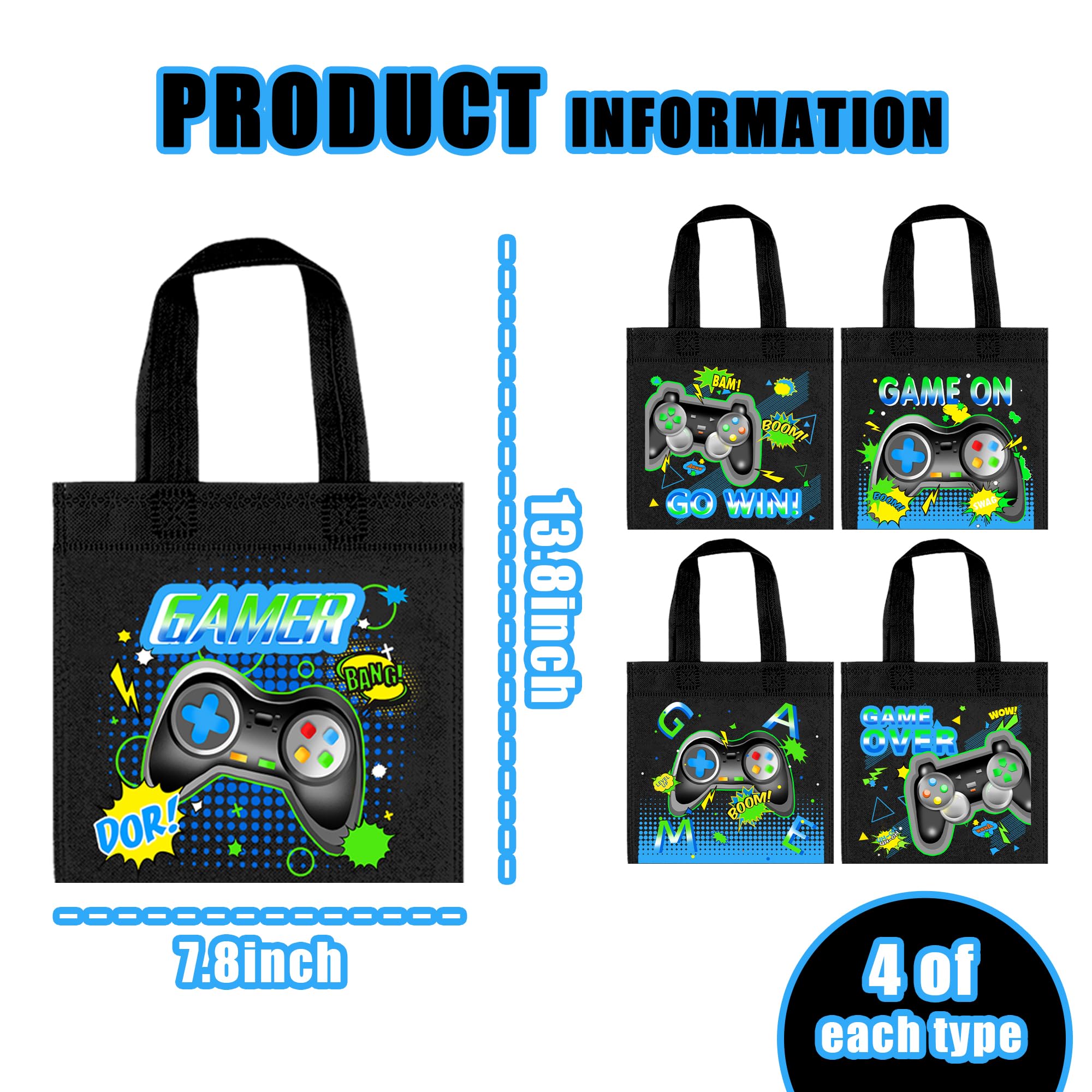 Foto 3 pulgar | Party Favor Bags Banballon Game 01, Tema De Videojuego, 20 Unidades - Venta Internacional.