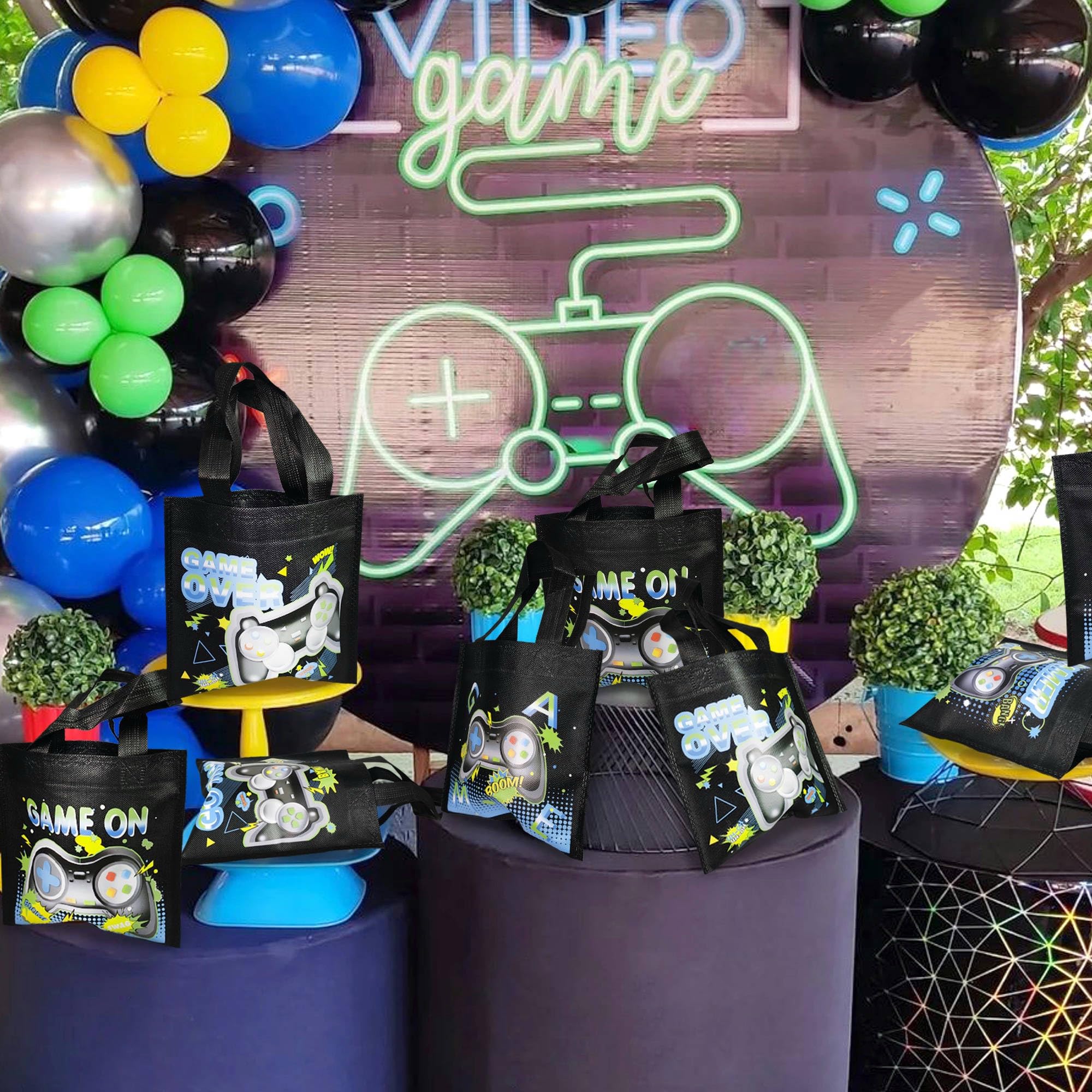 Foto 5 | Party Favor Bags Banballon Game 01, Tema De Videojuego, 20 Unidades - Venta Internacional.