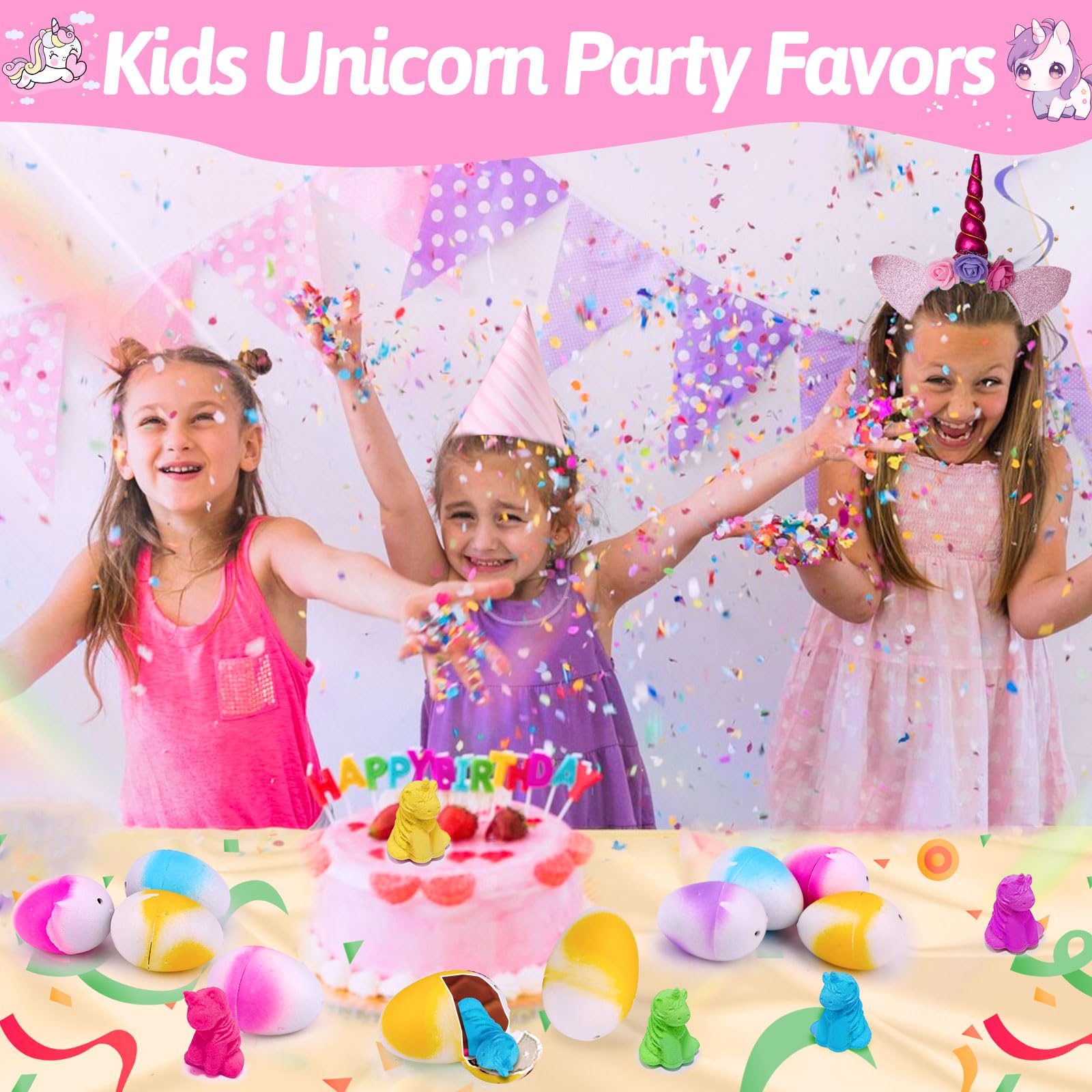 Foto 3 pulgar | Huevos De Unicornio Para Incubar, 48 Unidades, Para Regalos De Fiesta Para Niños - Venta Internacional.