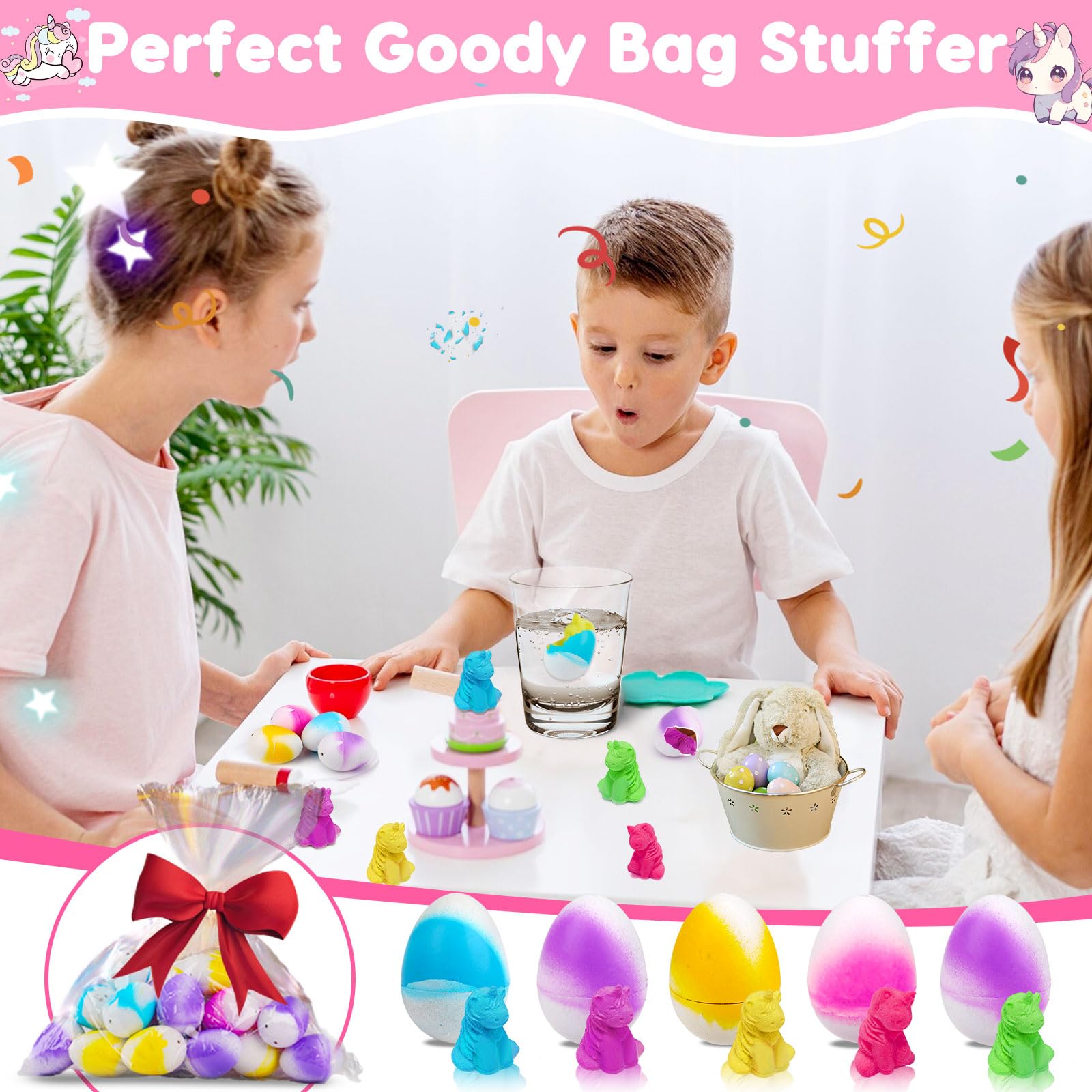 Foto 6 pulgar | Huevos De Unicornio Para Incubar, 48 Unidades, Para Regalos De Fiesta Para Niños - Venta Internacional.