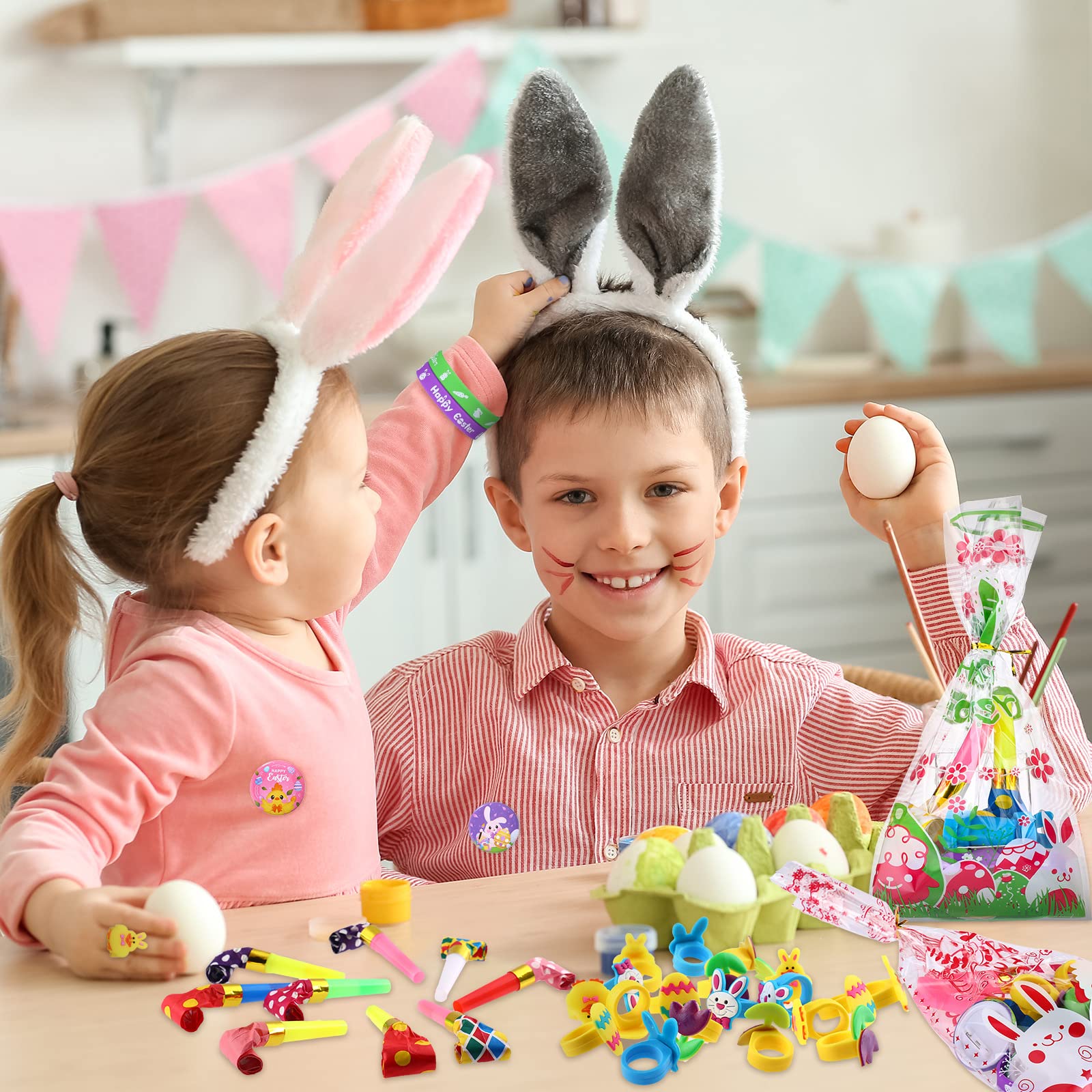 Foto 5 | Set De Obsequios Para Fiestas De Pascua Honoson, 194 Unidades, Para Niños, Con Bolsas De Regalos - Venta Internacional.