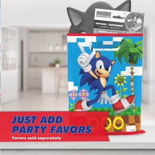 Foto 4 | Bolsas De Fiesta Unique Sonic De 24 Unidades Con Pegatina Sonic Birthday - Venta Internacional.