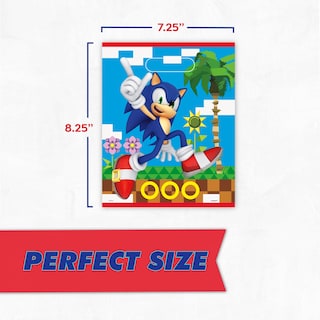 Foto 5 | Bolsas De Fiesta Unique Sonic De 24 Unidades Con Pegatina Sonic Birthday - Venta Internacional.