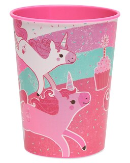 Foto 1 | Vaso Para Fiestas American Greetings, Unicornio, 16 Onzas, Plástico (8 Unidades) - Venta Internacional.
