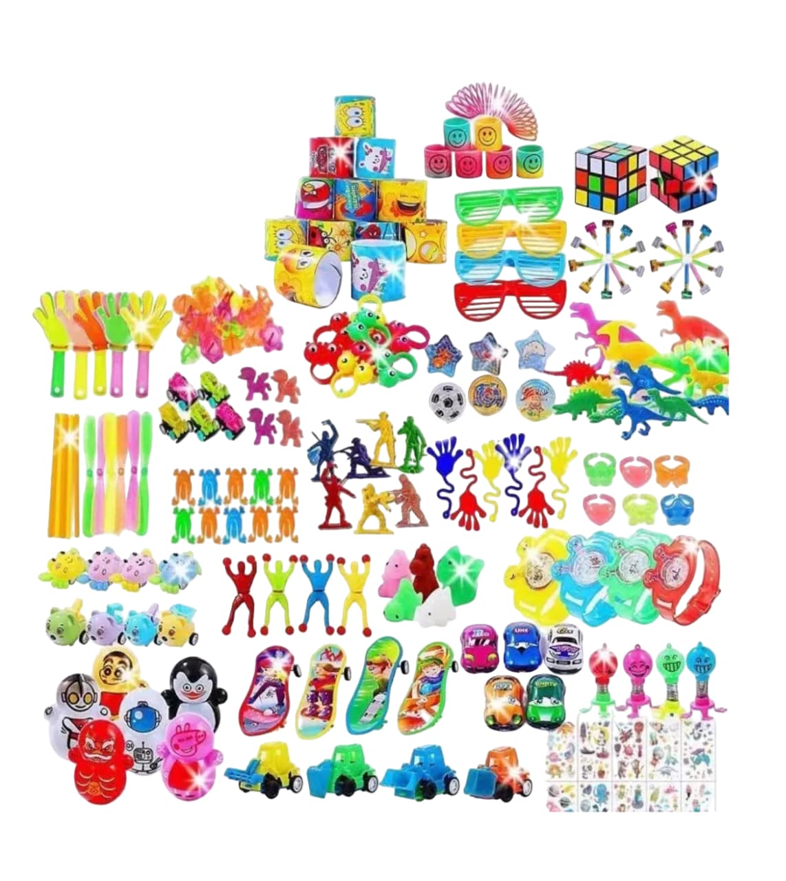 Juguetes Piñata Toys Fiesta Regalo Cumpleaños Colores 200pcs $799
