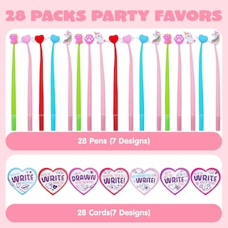 Foto 2 | Set de Regalo de Papelería para el Día de San Valentín Joyin 28 Piezas para Niños - Venta Internacional