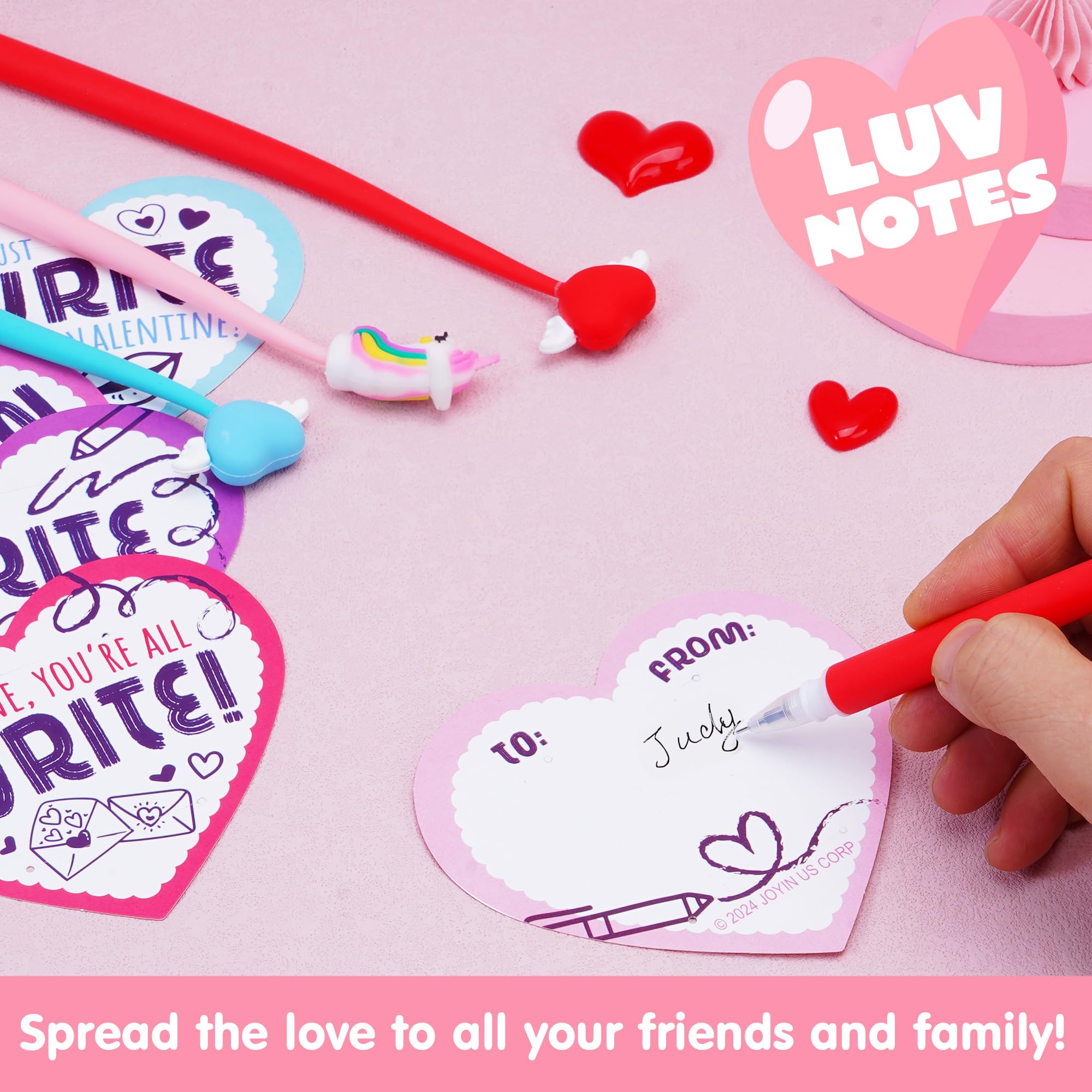 Foto 4 | Set de Regalo de Papelería para el Día de San Valentín Joyin 28 Piezas para Niños - Venta Internacional
