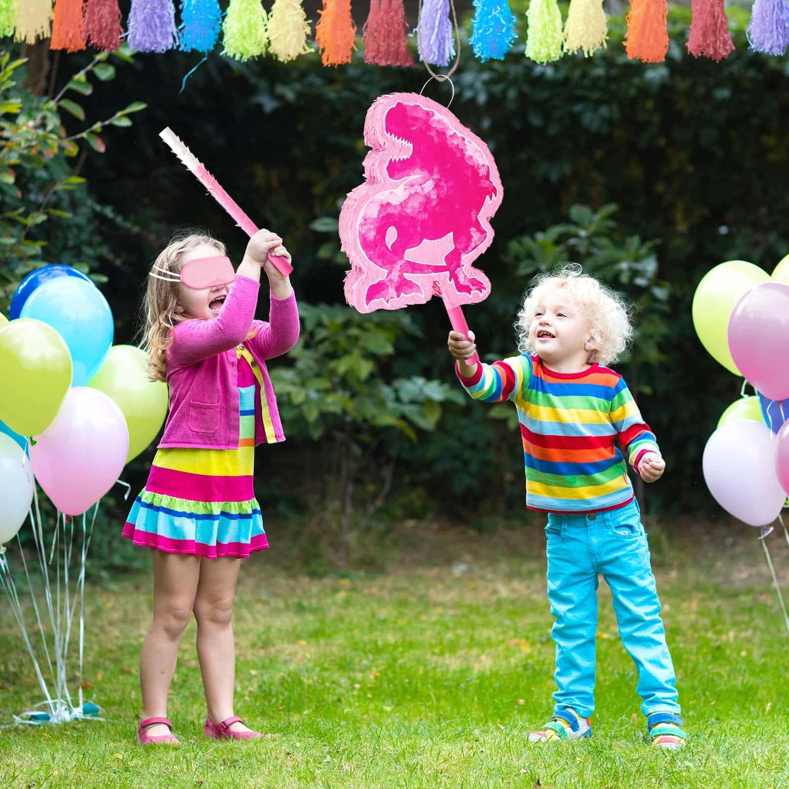 Foto 7 pulgar | Piñata De Dinosaurio Wernnsai Acuarela Rosa Fiesta De Cumpleaños - Venta Internacional.