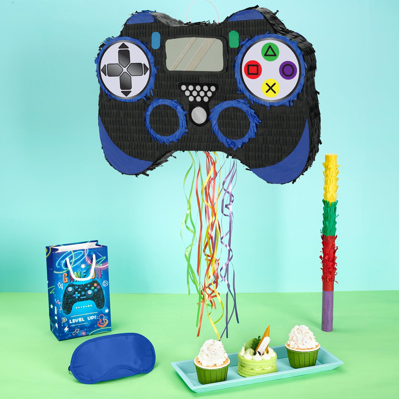 Foto 3 pulgar | Controlador De Videojuegos Piñata Wernnsai Para Niños Con Venda En Los Ojos - Venta Internacional.