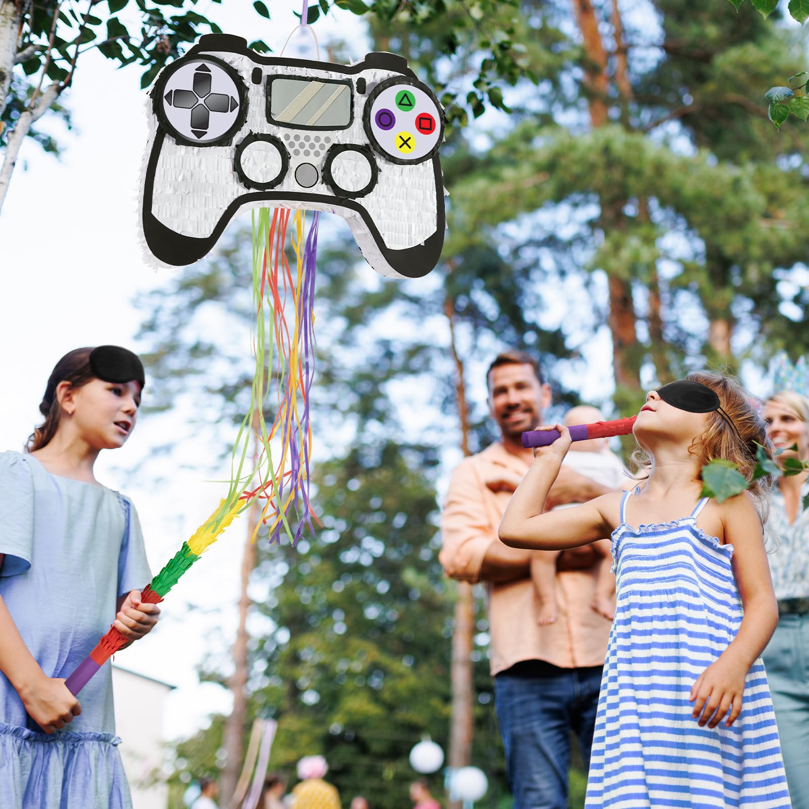 Foto 7 pulgar | Controlador De Videojuegos Piñata Wernnsai Con Ojos Vendados Y Bate - Venta Internacional.