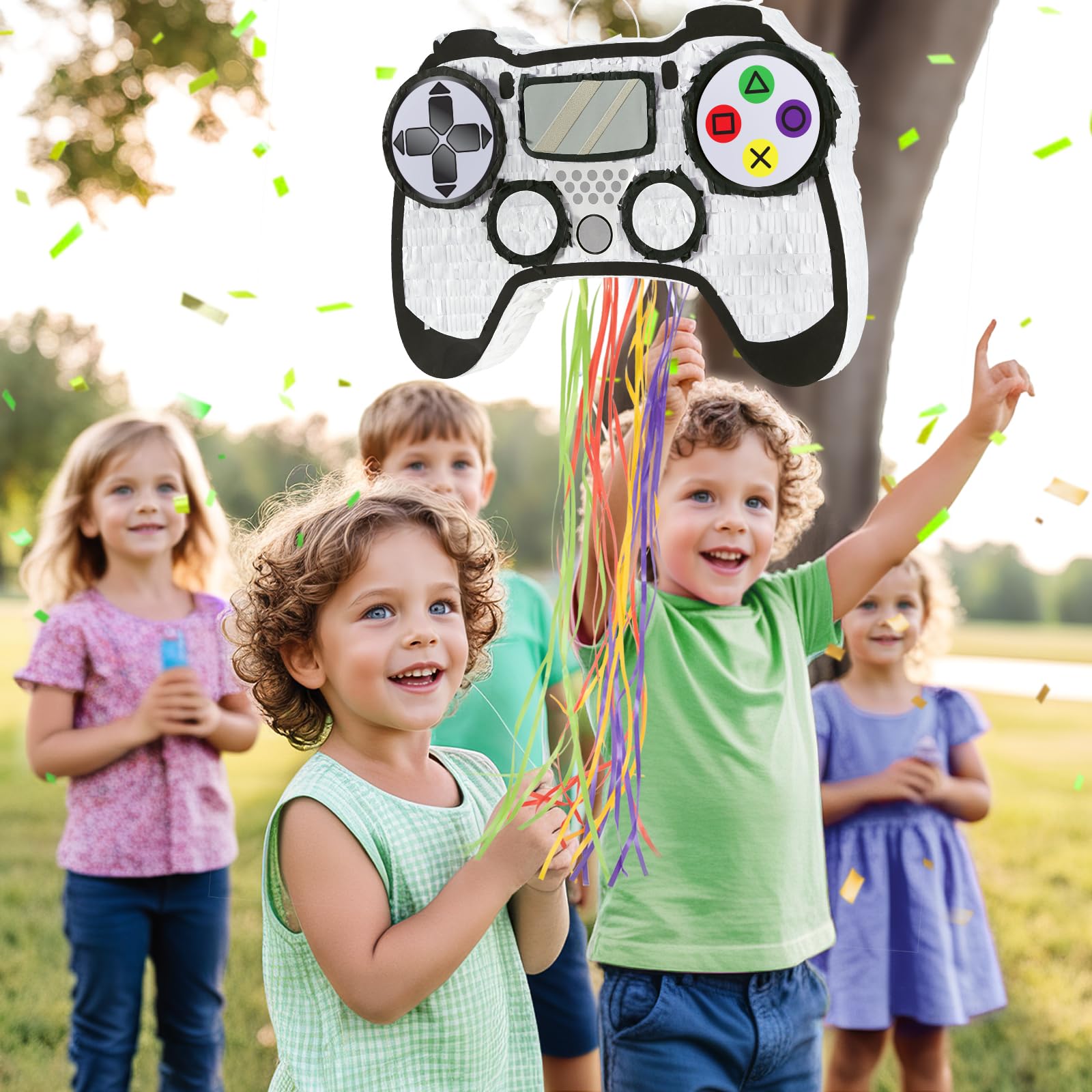 Foto 7 | Controlador De Videojuegos Piñata Wernnsai Con Ojos Vendados Y Bate - Venta Internacional.