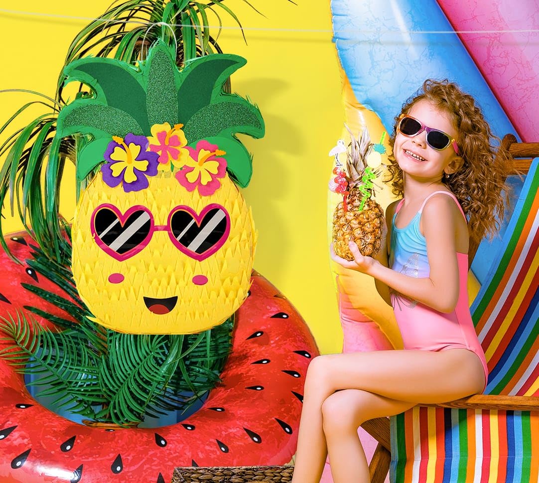Foto 7 | Piñata Wernnsai Piña Pequeña Con Venda En Los Ojos Y Bate Para Niños - Venta Internacional.