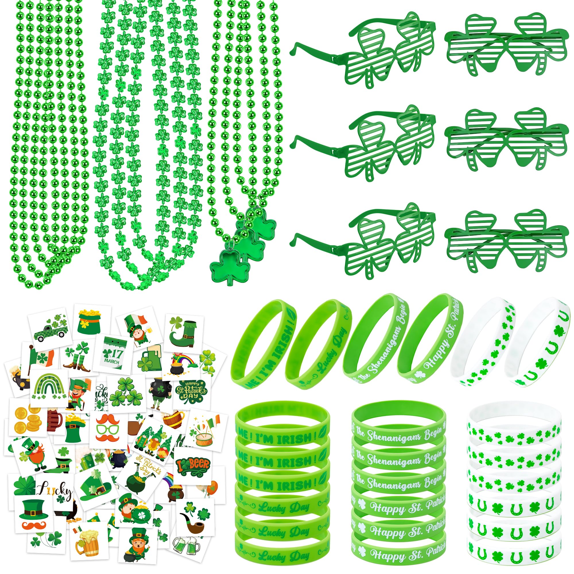 Foto 1 | Accesorios Para El Día De San Patricio, Eoboh, 140 Piezas, Collares Para Gafas - Venta Internacional.