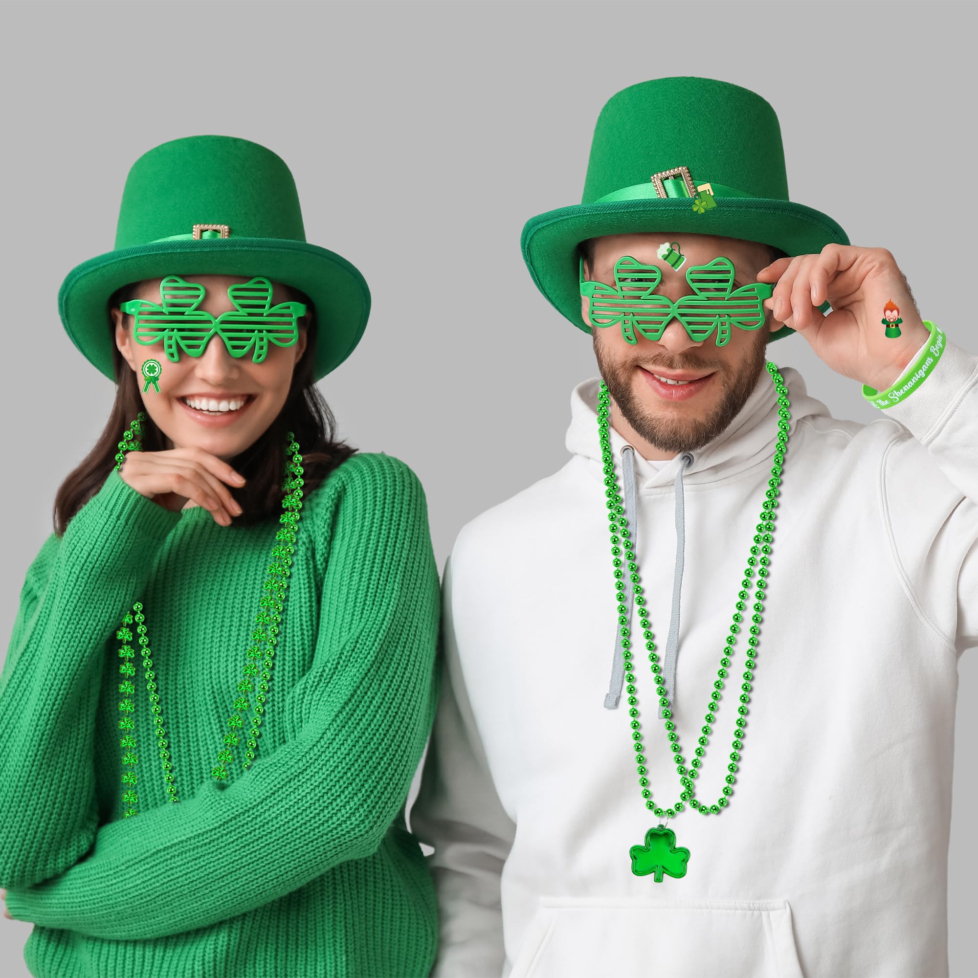 Foto 6 | Accesorios Para El Día De San Patricio, Eoboh, 140 Piezas, Collares Para Gafas - Venta Internacional.