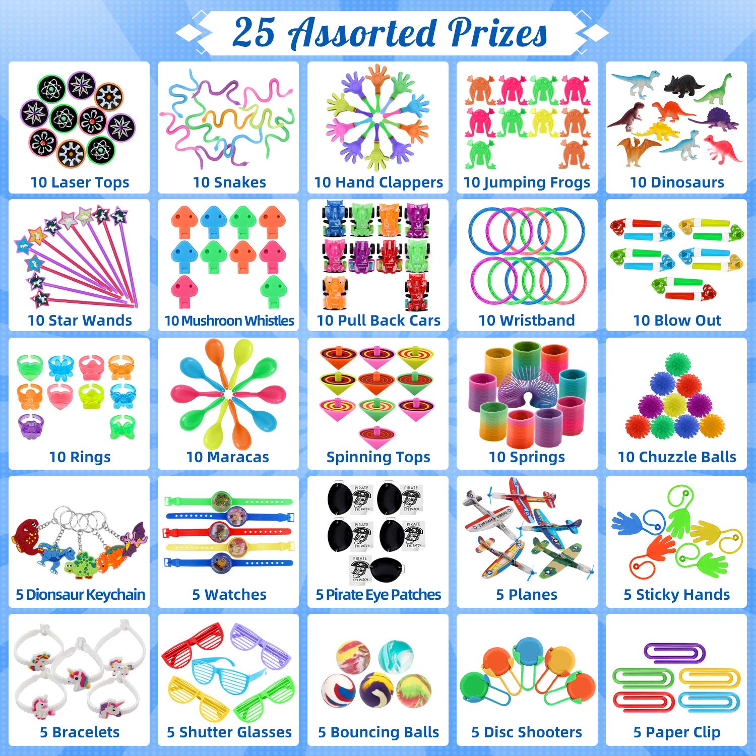 Foto 3 pulgar | Surtido De Juguetes, 200 Unidades, Premios De Aula Para Niños - Venta Internacional.
