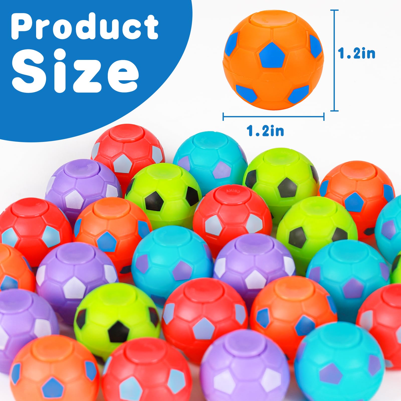 Foto 7 pulgar | Balones De Fútbol Fidget Spinner Thremhoo, 96 Unidades, Para Fiestas Infantiles - Venta Internacional.