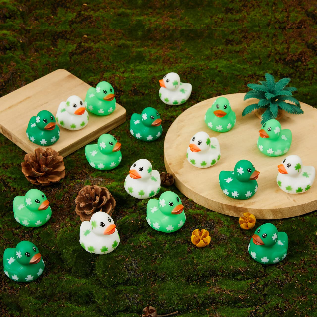 Foto 7 pulgar | Rubber Ducks Joyin, Trébol Verde Para El Día De San Patricio, 24 Unidades, Para Niños - Venta Internacional.