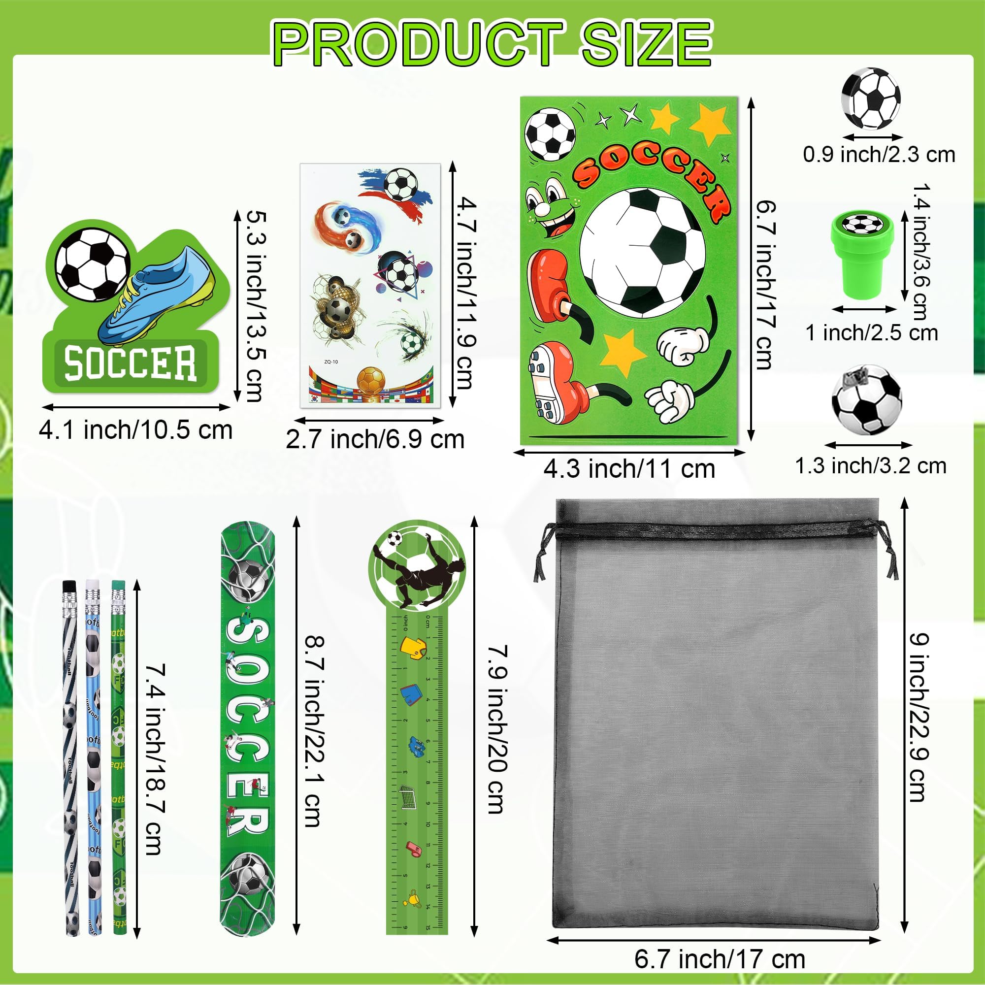 Foto 3 pulgar | Set De Obsequios Para Fiestas Aneco Soccer, 340 Piezas, Con Minilápices Para Tarjetas - Venta Internacional.