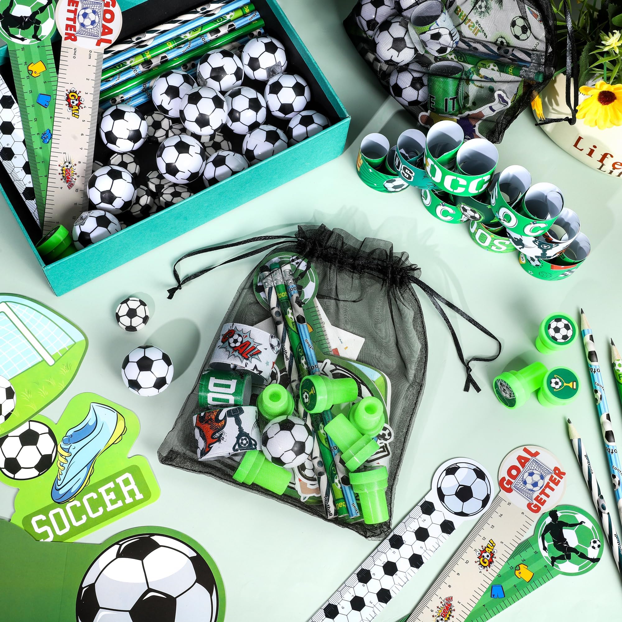 Foto 5 pulgar | Set De Obsequios Para Fiestas Aneco Soccer, 340 Piezas, Con Minilápices Para Tarjetas - Venta Internacional.