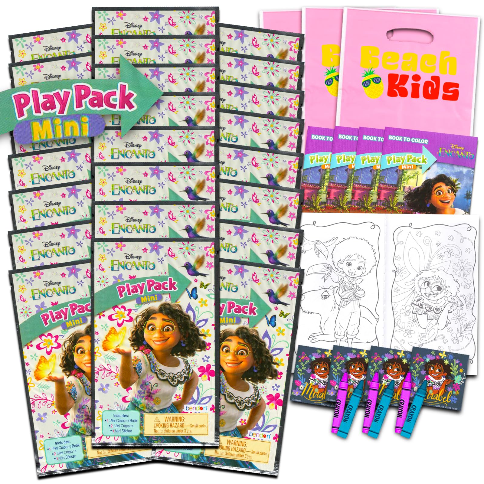 Set De Obsequios Para Fiestas Disney Encanto Mini Party Para Niños Con 24 Paquetes - Venta Internacional.