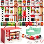 Set De Obsequios Para Fiestas Navideñas Joyin, Paquete De 12 Con Personajes Navideños - Venta Internacional.