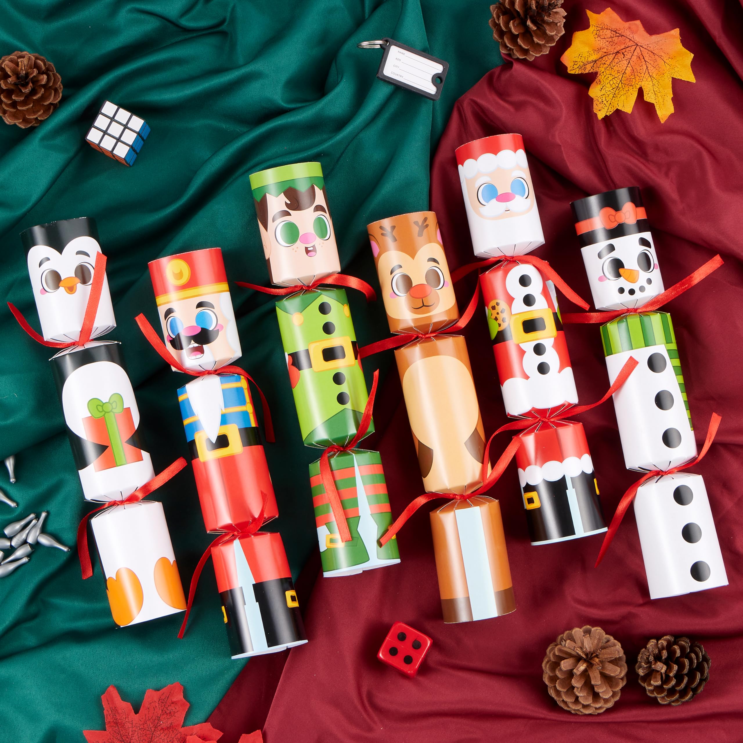 Foto 8 pulgar | Set De Obsequios Para Fiestas Navideñas Joyin, Paquete De 12 Con Personajes Navideños - Venta Internacional.