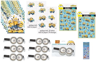 Foto 1 | Paquete De Artículos Para Fiestas Unique Despicable Me Con Bolsas De Botín - Venta Internacional.