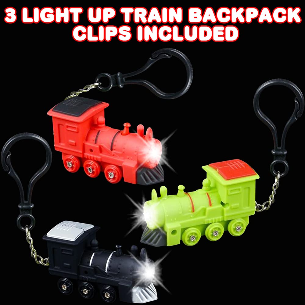 Foto 3 pulgar | Juego De 3 Clips Para Mochila Artcreativity Light-up Train Con Led - Venta Internacional.