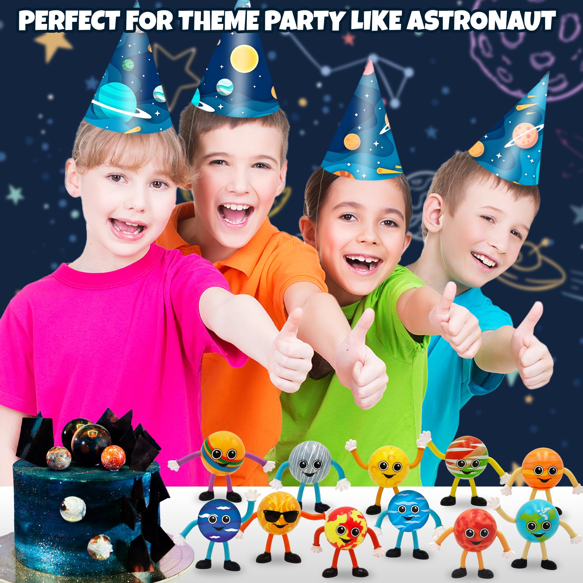 Foto 5 | Set De 11 Unidades Artcreativity De Bendable Planet Toys Para Niños - Venta Internacional.